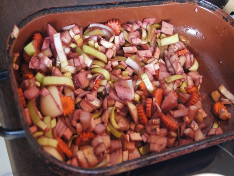 Rezept: Coq au vin mit Kräuter-Drillingen Bild Nr. 484 Coq au vin mit Kräuter-Drillingen - Rezept - Bild Nr. 484