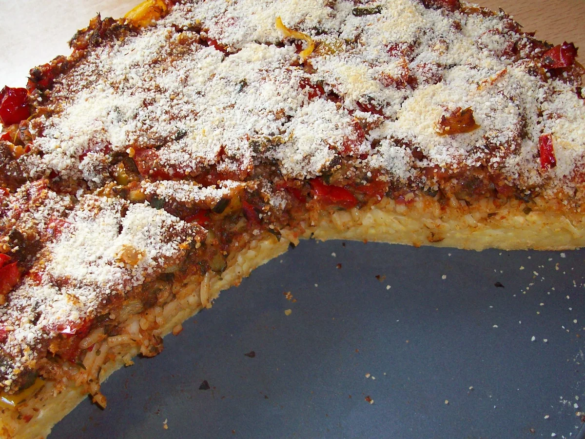 Spaghetti mit Gemüse Auflauf - Rezept - Bild Nr. 529