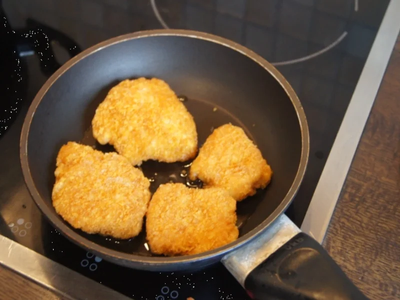 Mini-Hähnchen-Schnitzel auf Kohlrabi-Rahmgemüse - Rezept - Bild Nr. 535