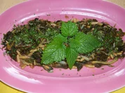 Mangold in der Pfanne mit Mangoldstängel  Salat - Rezept - Bild Nr. 536