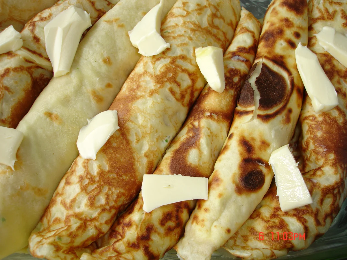 Rezept: Spargel in Pfannkuchen mit Schinken gerollt Bild Nr. 528 Spargel in Pfannkuchen mit Schinken gerollt - Rezept - Bild Nr. 528