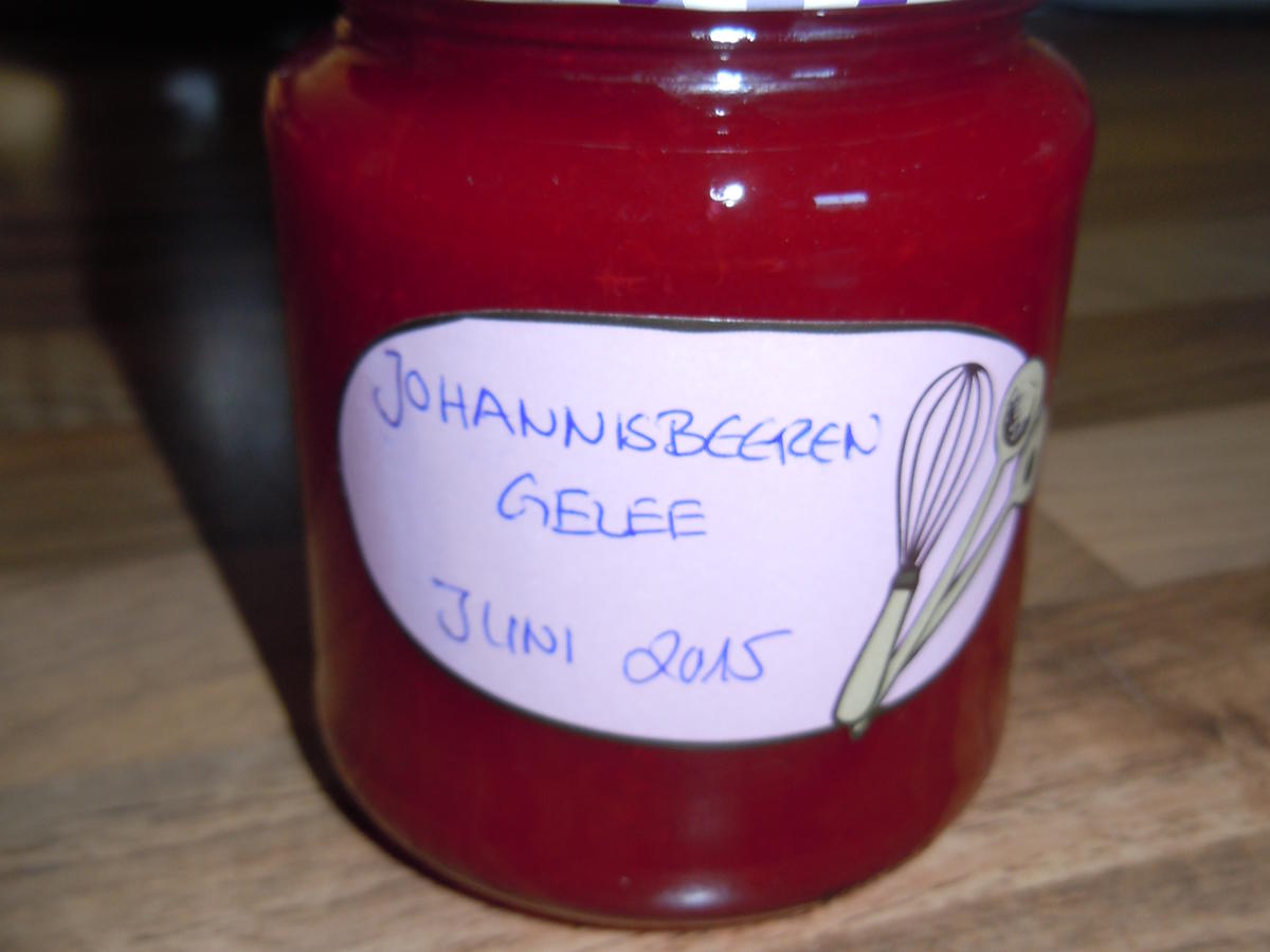 Rotes Johannisbeeren Gelee - schnell &amp; einfach - von Alexusis