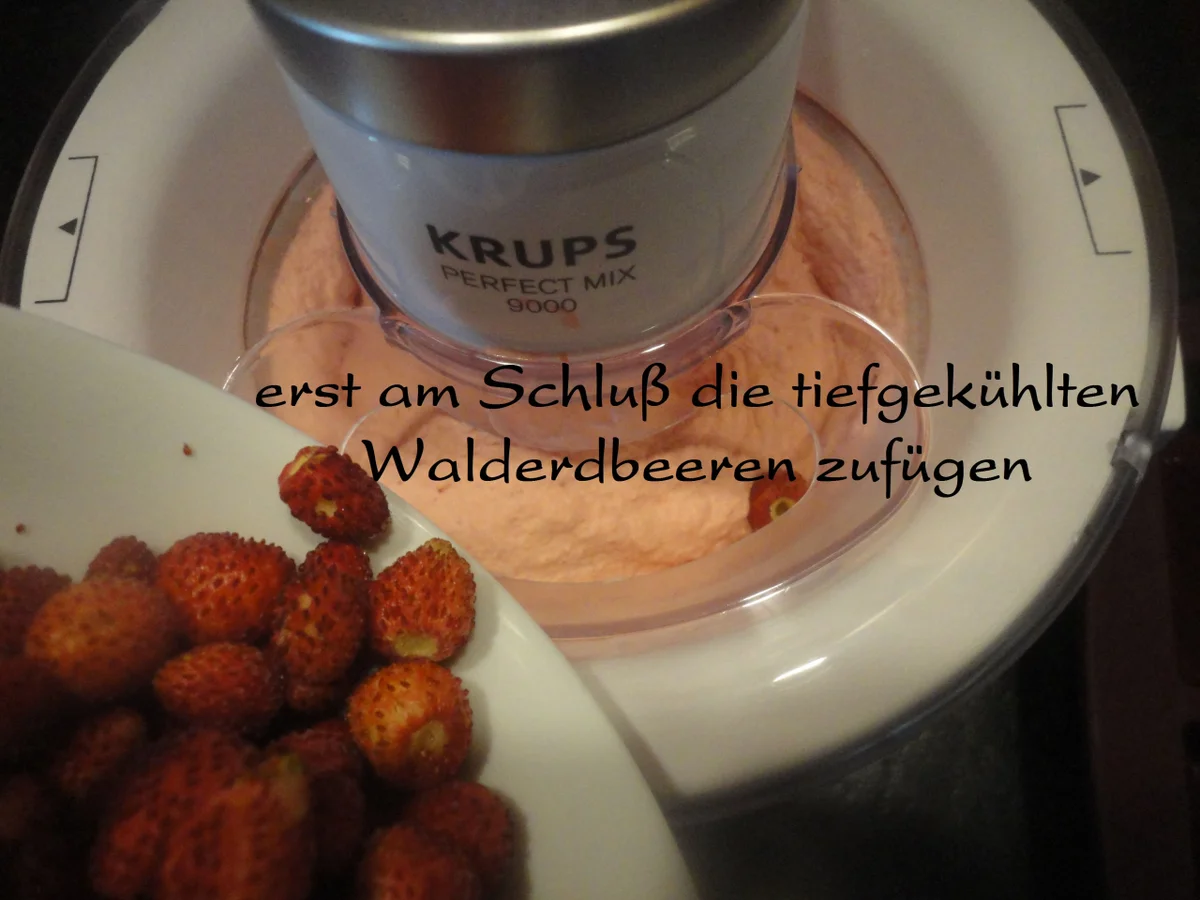 Eis Träumchen mit Wald Erdbeeren - Rezept - Bild Nr. 556