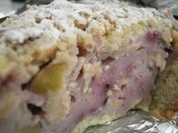 Kuchen: Himbeer-Apfel-Streußel Kuchen - Rezept