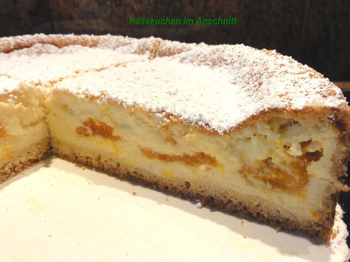 Rezept: Mürbeteig: KÄSEKUCHEN mit Mandarinen Bild Nr. 562 Mürbeteig: KÄSEKUCHEN mit Mandarinen - Rezept - Bild Nr. 562