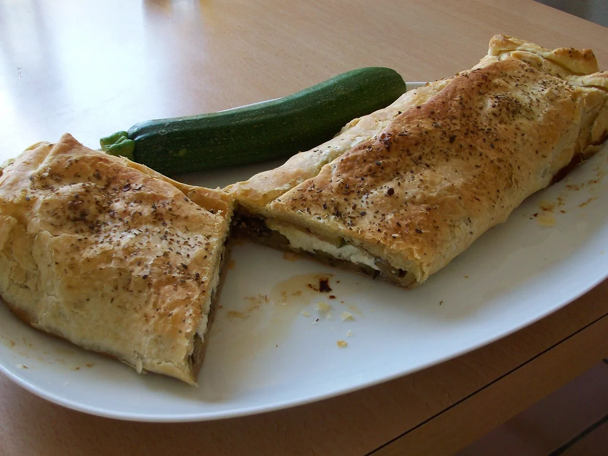 Zucchini im Blätterteig und Schafkäse - Rezept - Bild Nr. 551