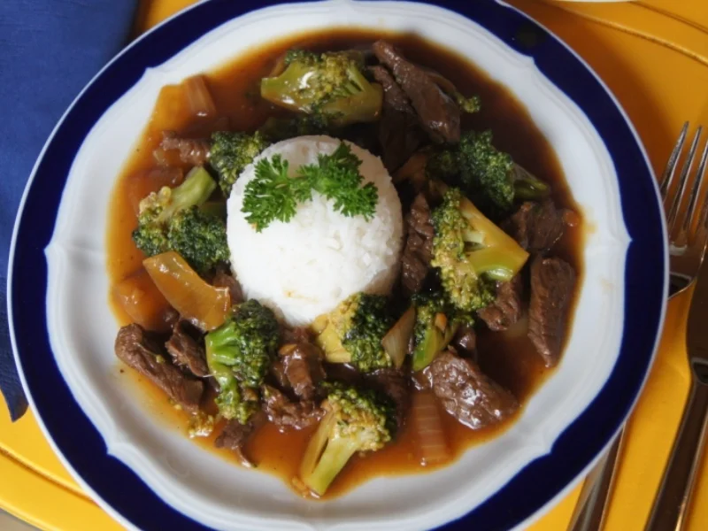 Rindfleisch-Brokkoli-Wok mit Reis - Rezept - Bild Nr. 550