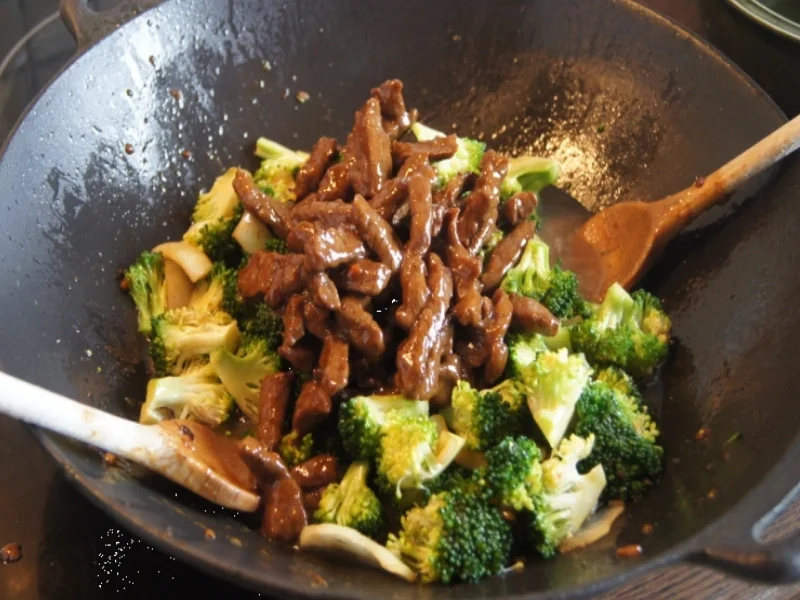 Rindfleisch-Brokkoli-Wok mit Reis - Rezept - Bild Nr. 558