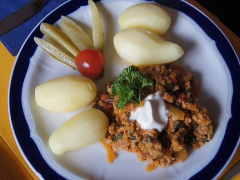 Rezept: Hackfleischsauce mit Drillingen Bild Nr. 574 Hackfleischsauce mit Drillingen - Rezept - Bild Nr. 574