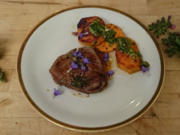 Zartes Rinderfilet an Süßkartoffeln mit Gremolata und frischem Bergpfeffer - Rezept - Bild Nr. 572