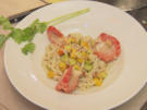 Glasnudelsalat mit Cashewkernen, Mango, Gurke, Koriander und Frühlingszwiebeln - Rezept - Bild Nr. 572