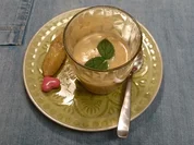 Rezept: Gebackene Banane in Reispapier mit Limetten-Sabayone Bild Nr. 572 Gebackene Banane in Reispapier mit Limetten-Sabayone - Rezept - Bild Nr. 572