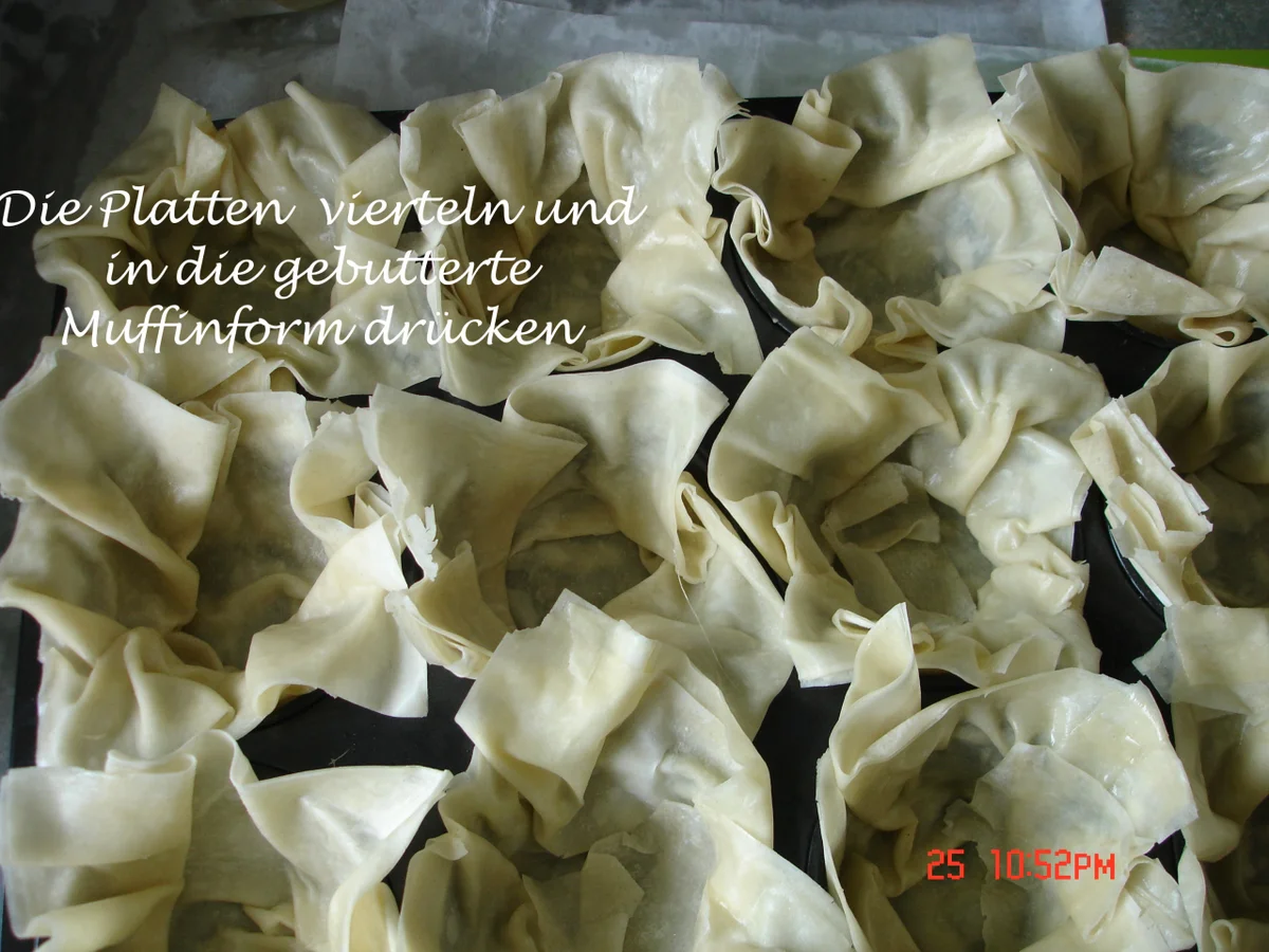 Rezept: Filoteig Pastetchen Bild Nr. 577 Filoteig Pastetchen - Rezept - Bild Nr. 577