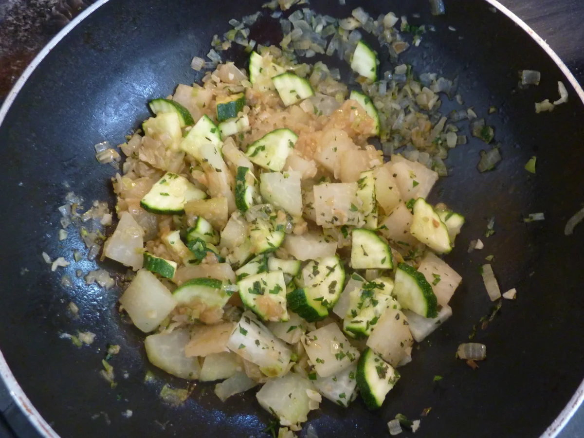 Gemüse - Ziegenfrischkäse Quiche - Rezept - Bild Nr. 576