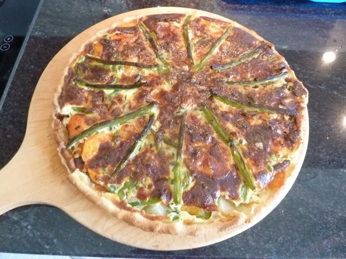 Gemüse - Ziegenfrischkäse Quiche - Rezept - Bild Nr. 581