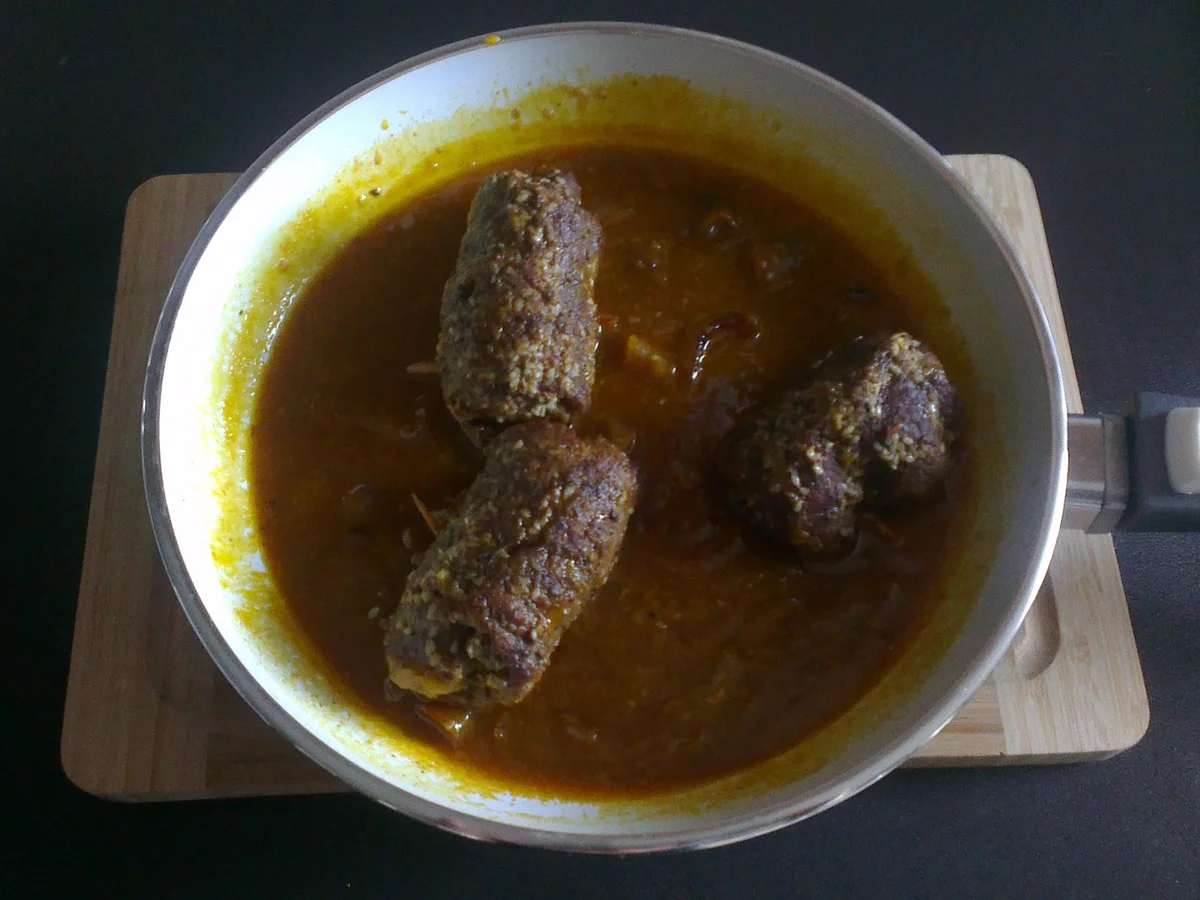 geschmorte Rinderrouladen in Orangensoße - Rezept - Bild Nr. 574