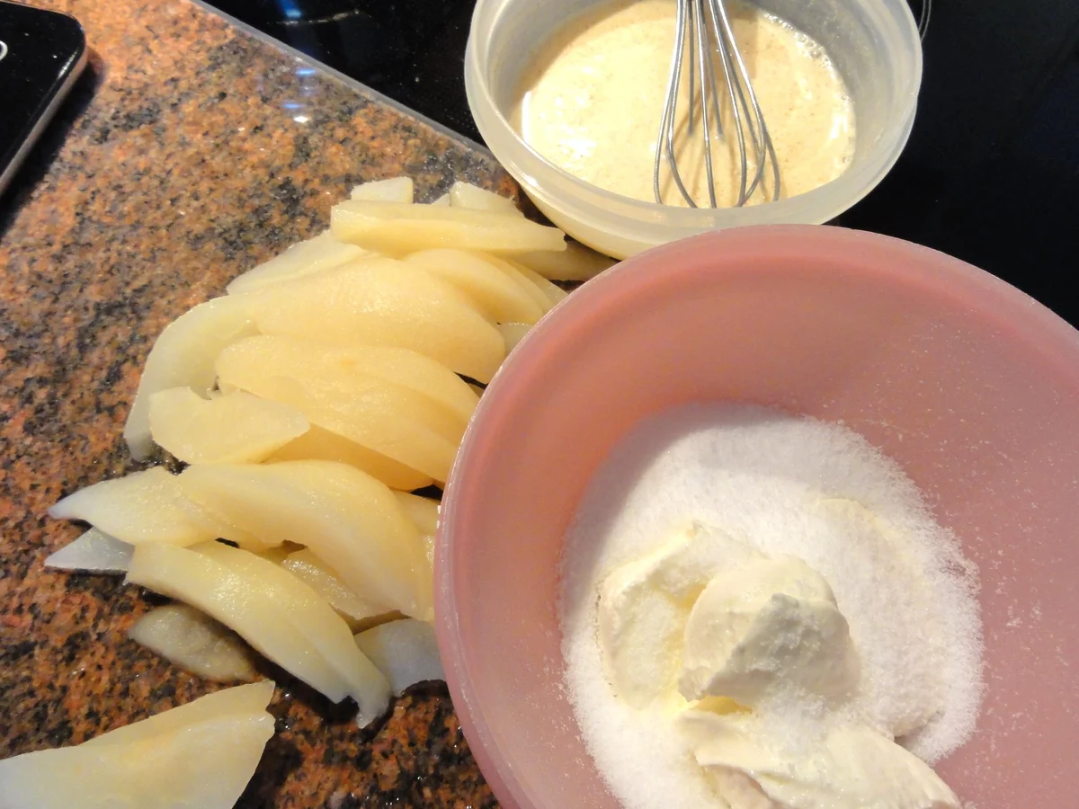 KuchenZwerg:   BIRNEN - SCHMAND - TORTE - Rezept - Bild Nr. 574