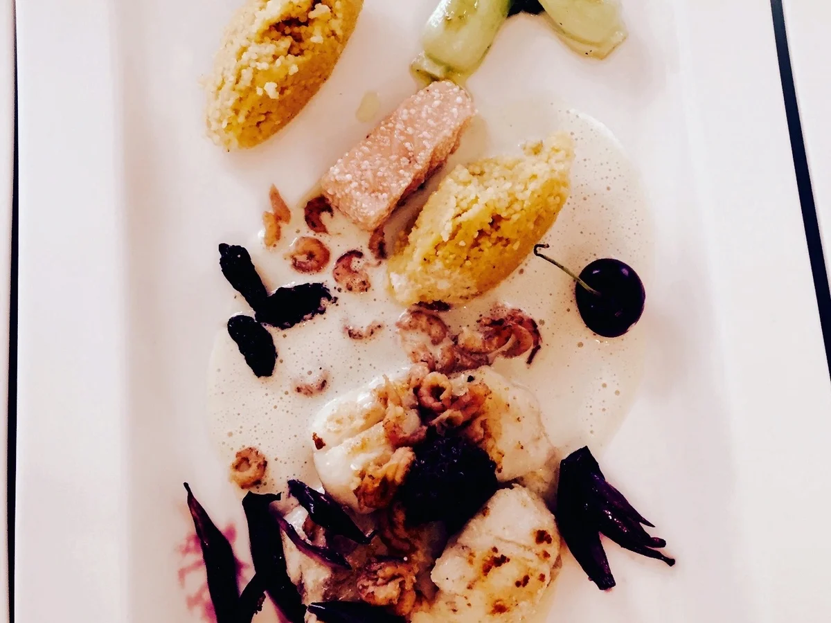 Rezept: Seeteufelbäckchen-Lachs mit Gemüse-Chili-Couscous Bild Nr. 4 Seeteufelbäckchen-Lachs mit Gemüse-Chili-Couscous - Rezept - Bild Nr. 4