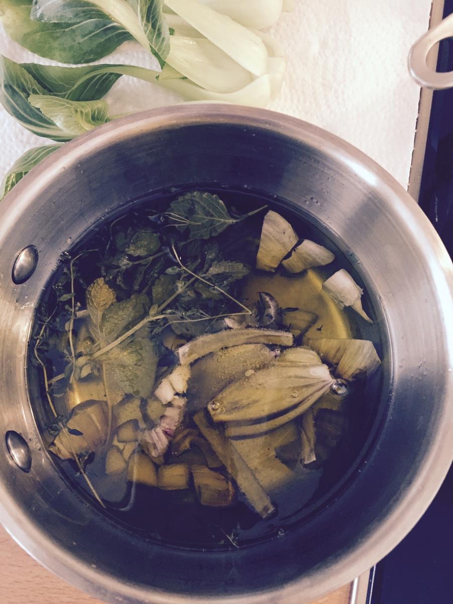 Seeteufelbäckchen-Lachs mit Gemüse-Chili-Couscous - Rezept - Bild Nr. 8