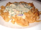 Kochen: Tagliatelle mit Gorgonzola-Sahne-Sauce - Rezept - Bild Nr. 3