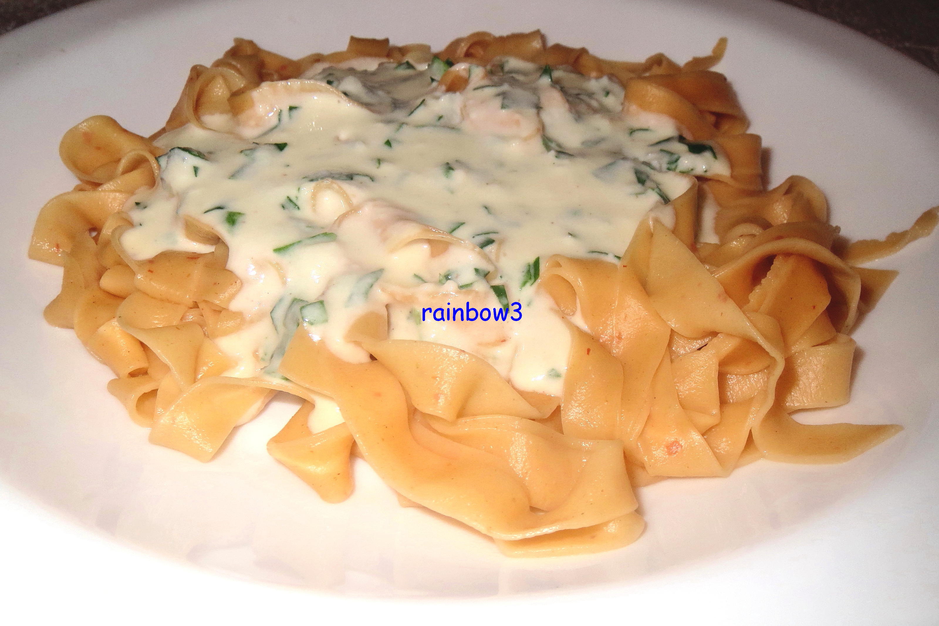 Bilder für Kochen: Tagliatelle mit Gorgonzola-Sahne-Sauce - Rezept