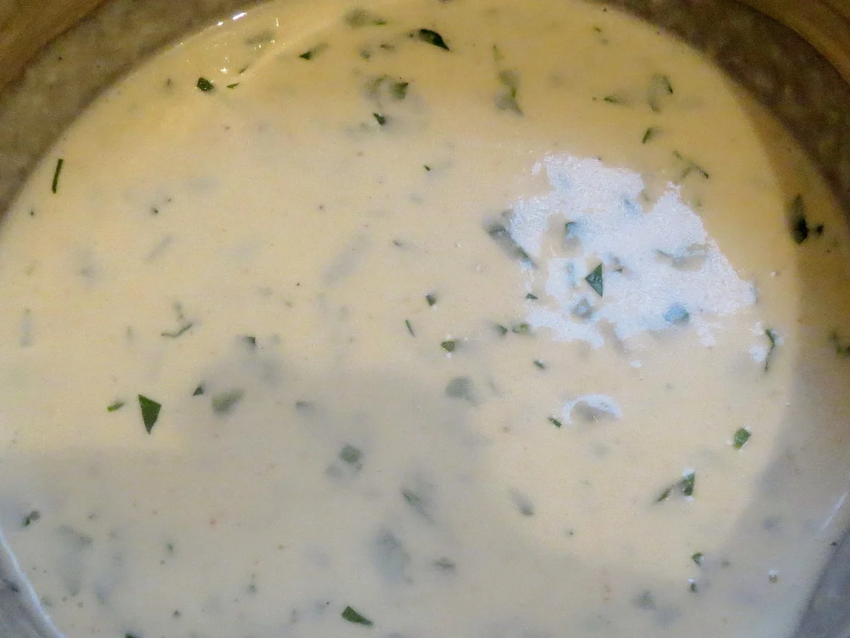 Kochen: Tagliatelle mit Gorgonzola-Sahne-Sauce - Rezept - Bild Nr. 7