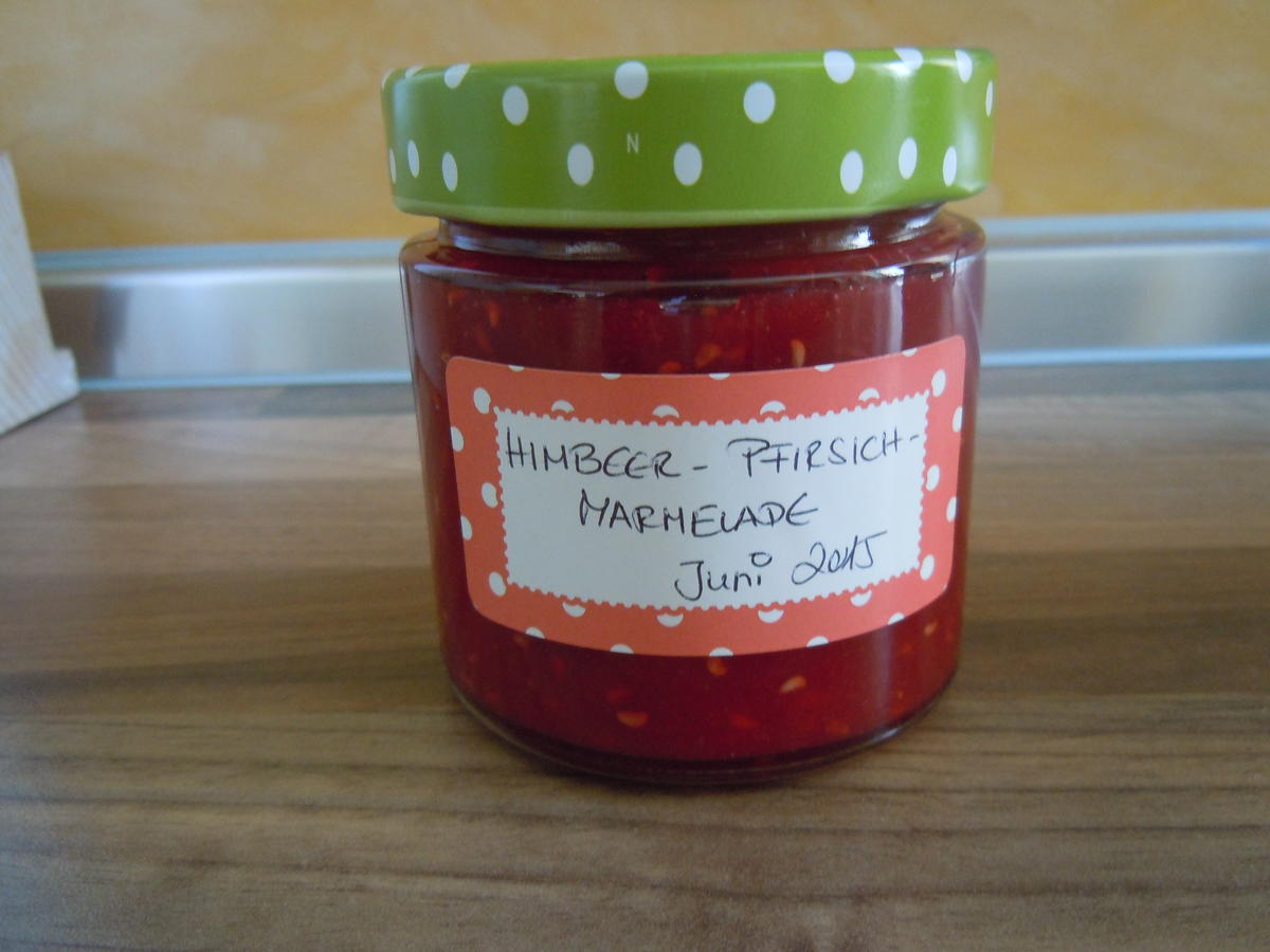 Himbeer-Pfirsich-Marmelade - Rezept - Bild Nr. 85