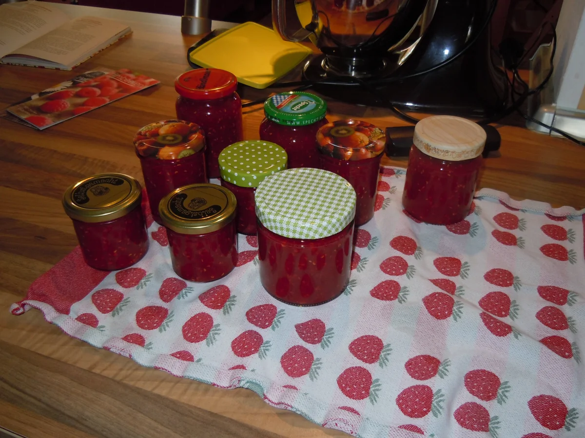 Himbeer-Pfirsich-Marmelade - Rezept - Bild Nr. 88