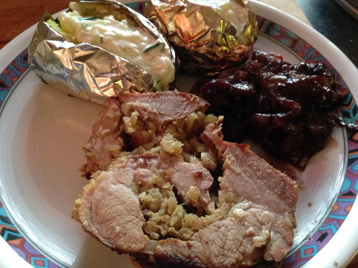 Rezept: Zwiebelrollbraten mariniert Bild Nr. 104 Zwiebelrollbraten mariniert - Rezept - Bild Nr. 104