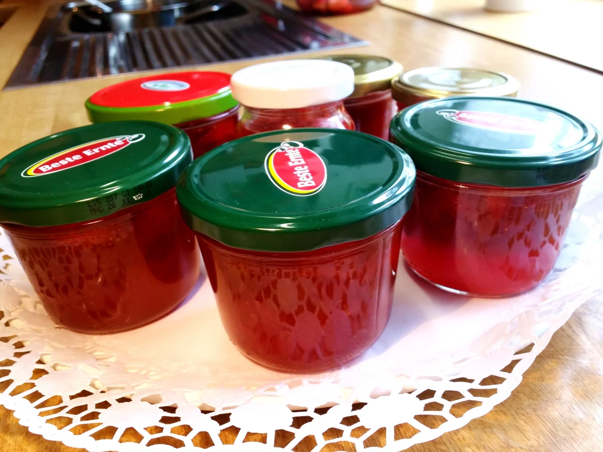 Erdbeer-Rhabarber-Konfitüre - Rezept - Bild Nr. 98