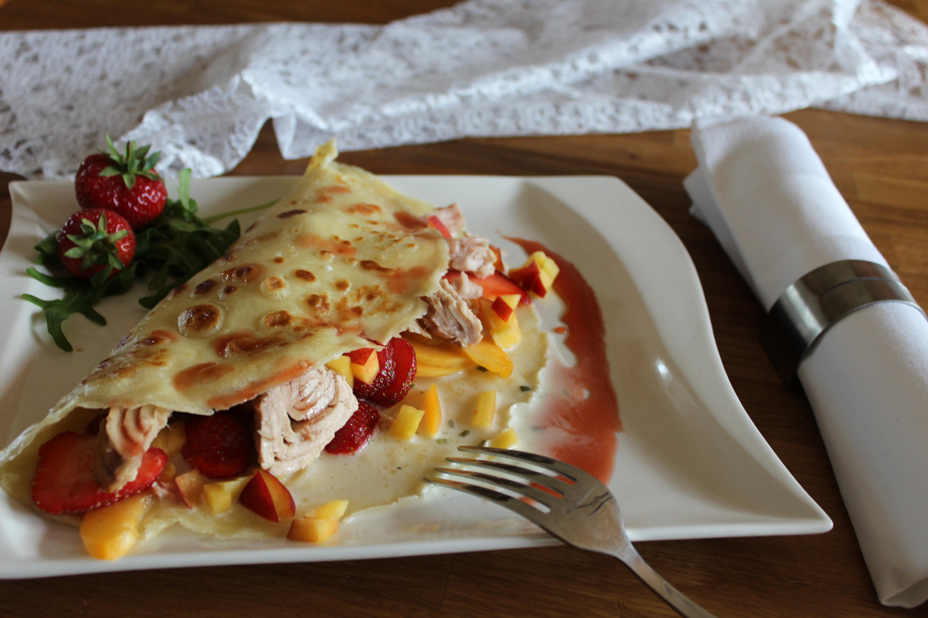 Bilder für Fruchtige Thunfisch-Tasche - Rezept