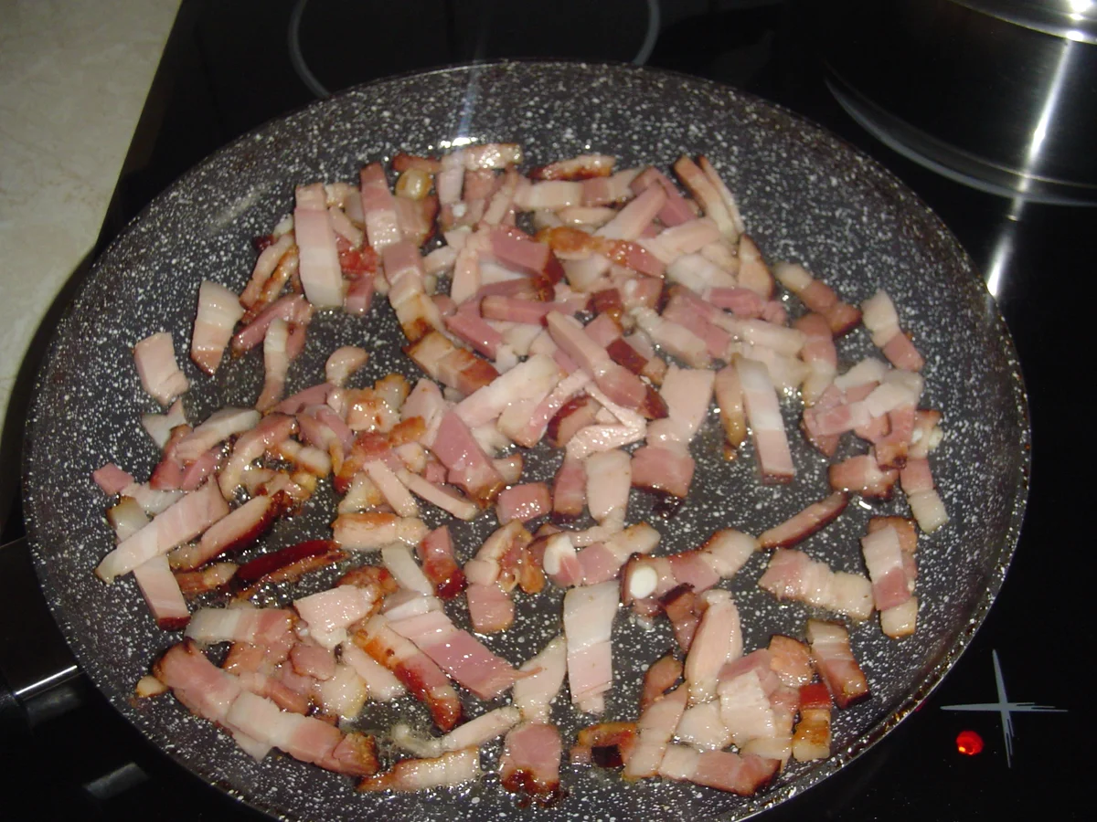 Grüne Tagliatelle mit einer Lauch-Speck-Erbsen Sahne Sauce - Rezept - Bild Nr. 106