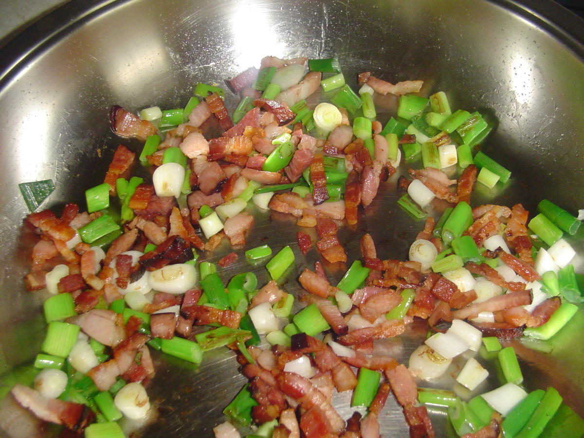 Grüne Tagliatelle mit einer Lauch-Speck-Erbsen Sahne Sauce - Rezept - Bild Nr. 108