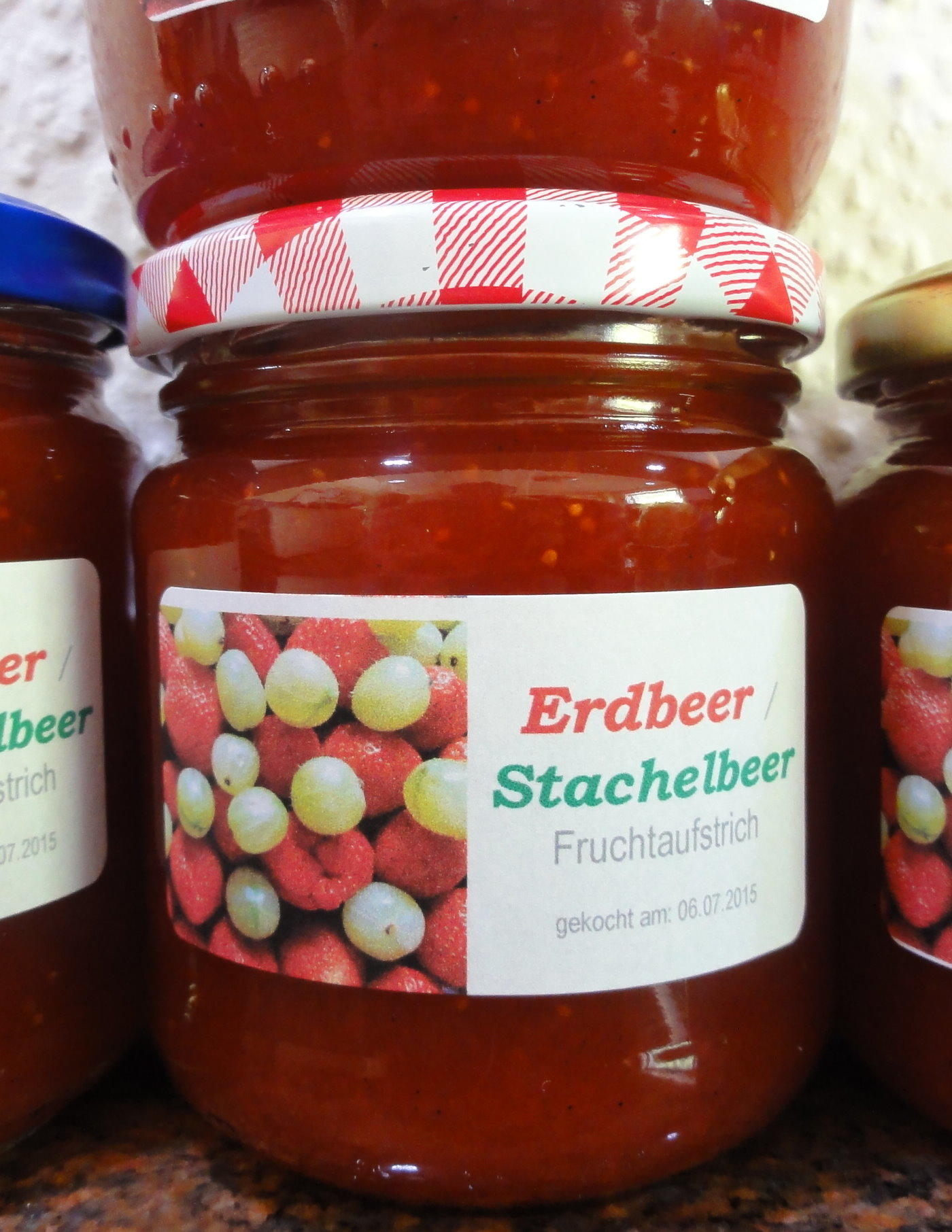 Bilder für M+G: ERBEER/STACHELBEER - Fruchtaufstrich - Rezept