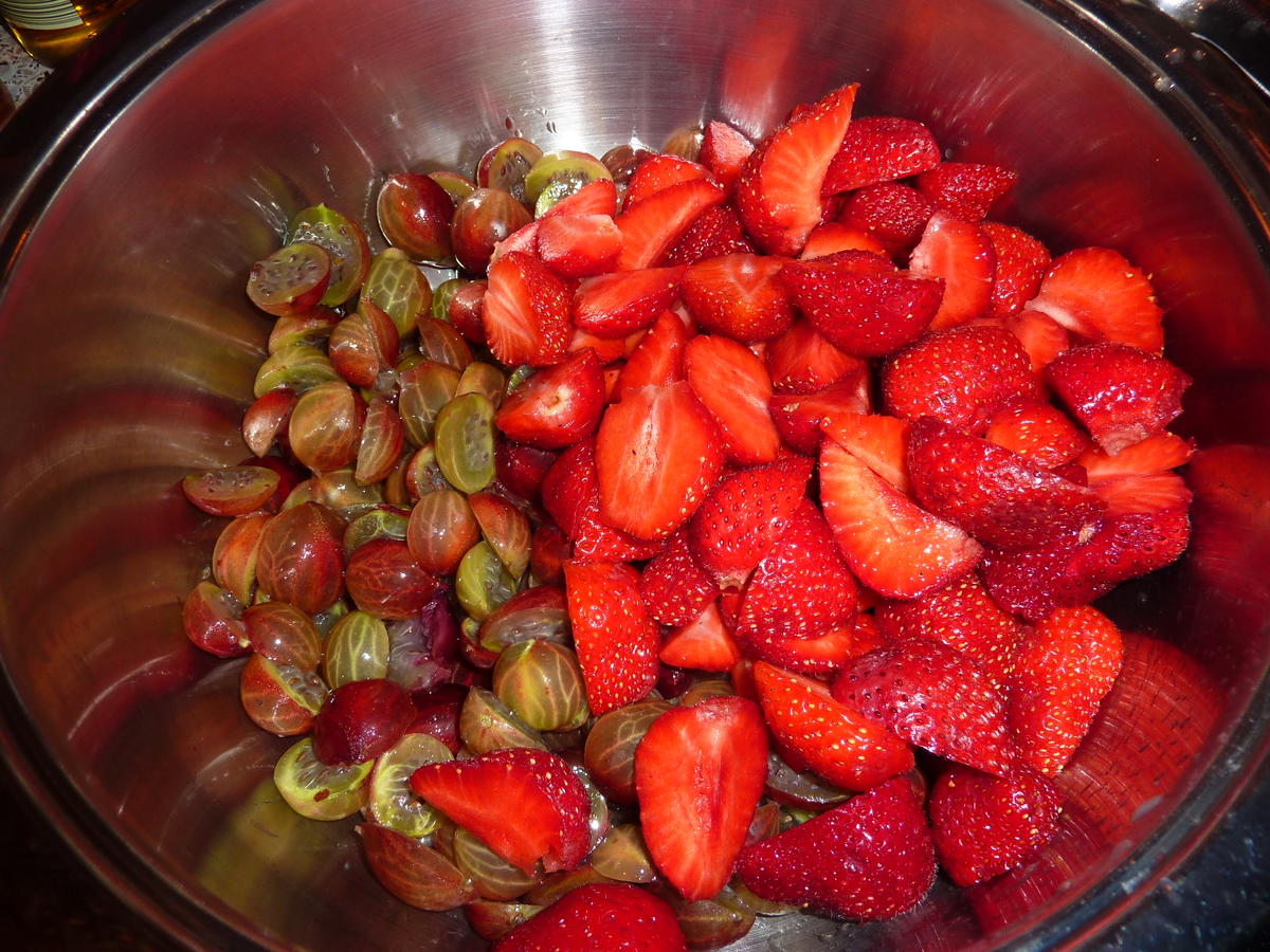 Marmelade: Erdbeer-Stachelbeerkonfitüre - Rezept - Bild Nr. 136