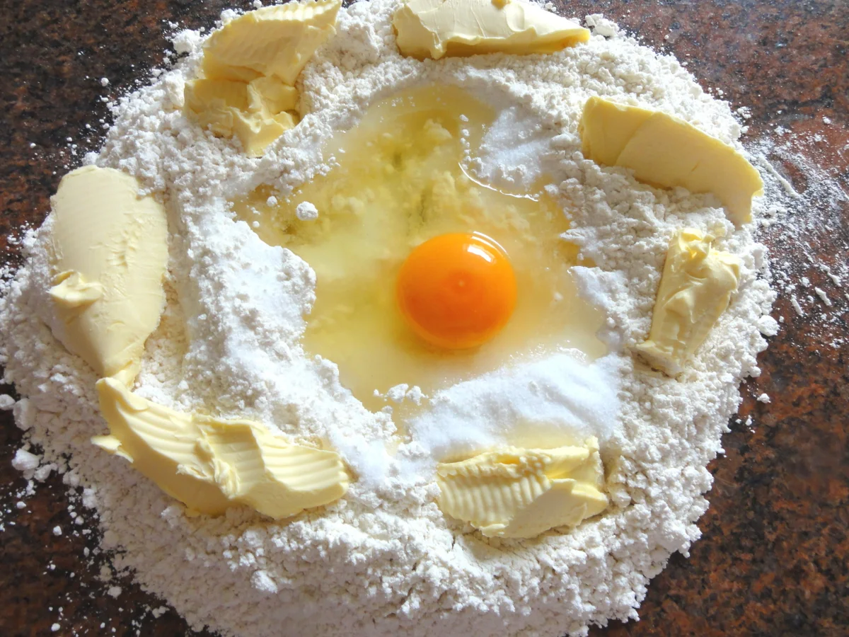 Mürbeteig:   STACHELBEER-PUDDING-TORTE - Rezept - Bild Nr. 138