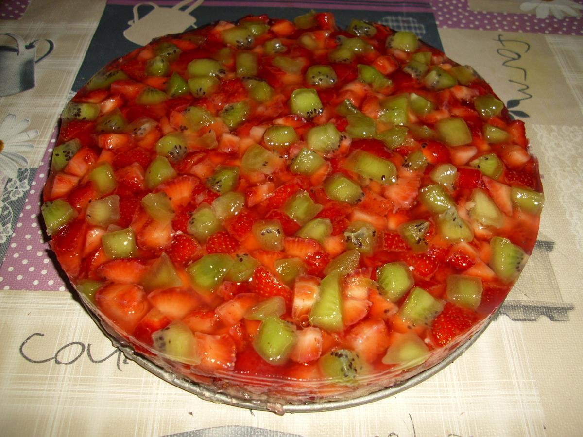Erdbeer Kiwi Obstkuchen - Rezept - Bild Nr. 146