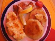Puten-Ministeaks mit Kohlrabischnitzel und Möhren-Sellerie-Kartoffelstampf - Rezept - Bild Nr. 146