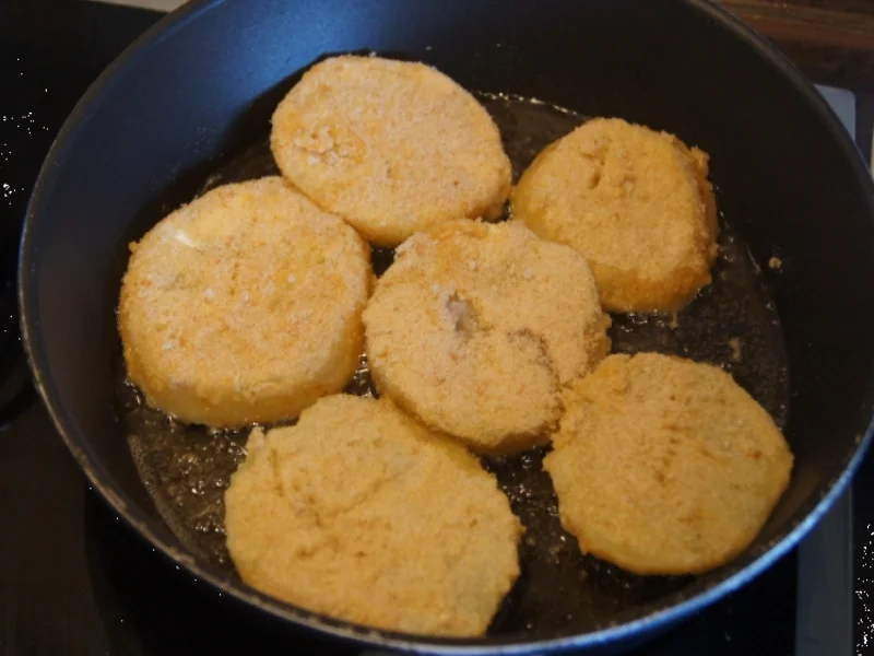 Puten-Ministeaks mit Kohlrabischnitzel und Möhren-Sellerie-Kartoffelstampf - Rezept - Bild Nr. 151