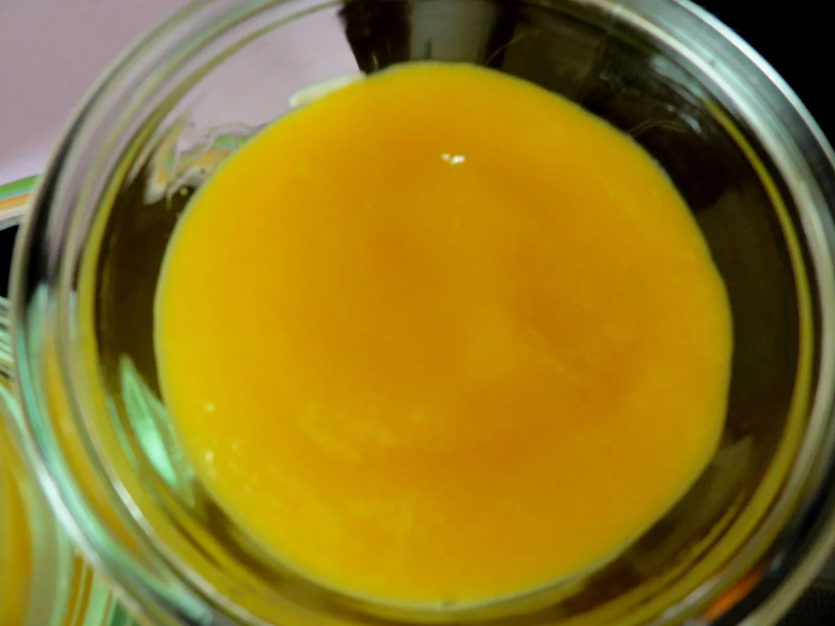 Dessert:   JOGHURT-SCHMAND  mit Mangospiegel - Rezept - Bild Nr. 181