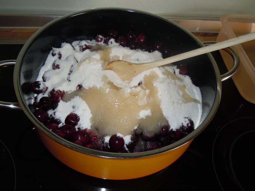 Kirschmarmelade mit Rumaroma - einfach - von Alexusis