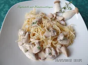 Tagliatelle mit Kräuterseitlinge in Sahne-Gorgonzola - Rezept - Bild Nr. 150