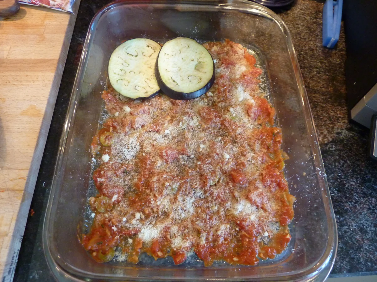 Parmigiana di Melanzane ---- Auberginen Gratin - Rezept - Bild Nr. 190