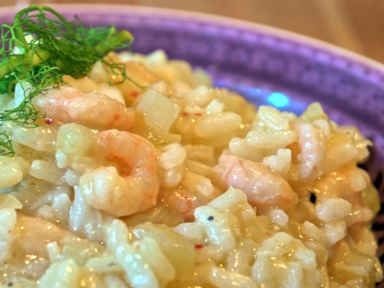 Fenchel-Risotto mit Garnelen - Rezept mit Bild - kochbar.de