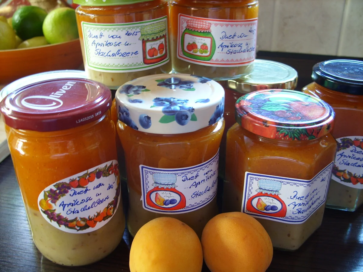 Konfitüre & Co: Duett von Aprikose und Stachelbeere - Rezept - Bild Nr. 184