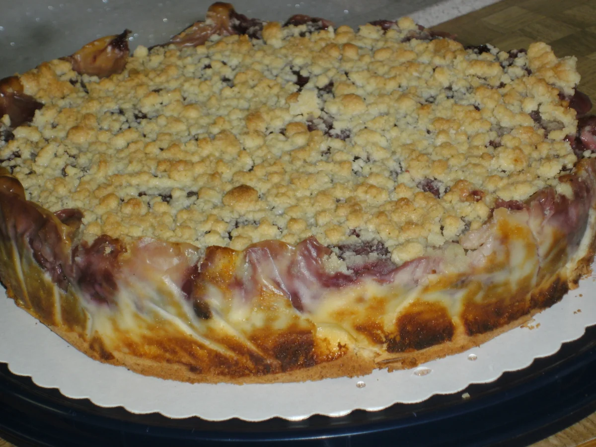 sauerkirsch-puddingkuchen vom blech - Rezept - Bild Nr. 1830