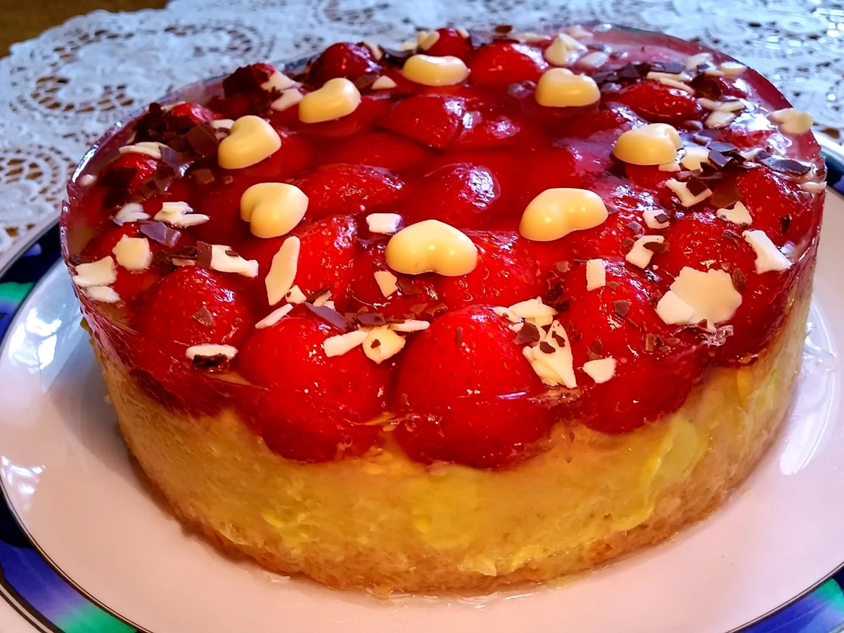 Erdbeer-Zwerg mit Vanillecreme - Rezept - Bild Nr. 211