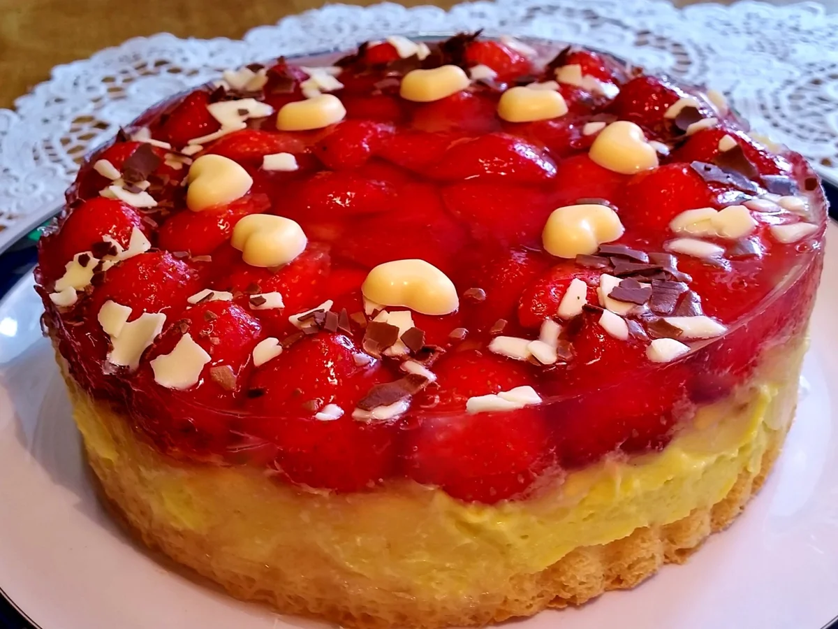 Erdbeer-Zwerg mit Vanillecreme - Rezept - Bild Nr. 214