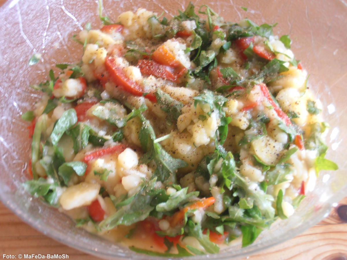 Kartoffelsalat mit Rucola - Rezept mit Bild - kochbar.de