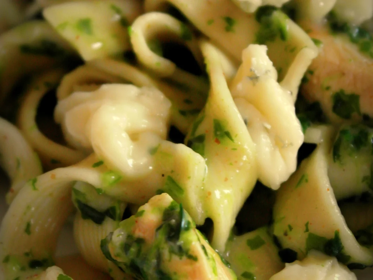 Hähnchen-Gorgonzola-Spinat-Pasta - Rezept - Bild Nr. 211